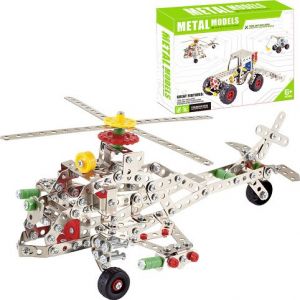 Kovová stavebnice 361 ks - Vrtulník