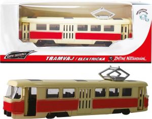 Kovová TRAMVAJ 1:90 červená