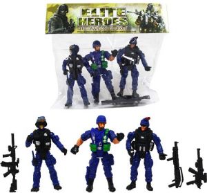 Akční figurky vojáků 3 ks serie 4