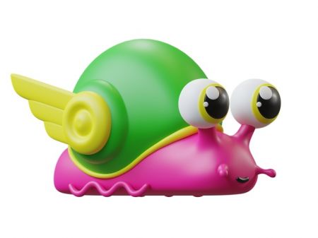 JIGGLY BUGS Šnek růžový