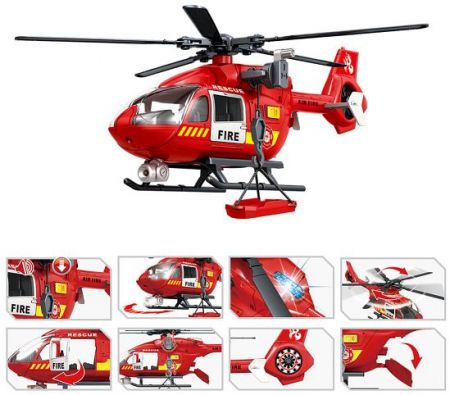 CITY SERVICE CAR - 1:12 Hasičský vrtulník