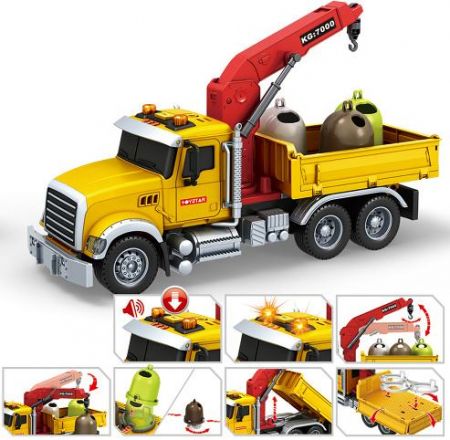 CITY SERVICE CAR - 1:14 Nákladní auto na odvoz tříděného odpadu