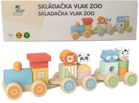 BABU - Dřevěný vláček SAFARI