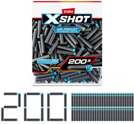 ZURU X-SHOT 200 náhradních šipek