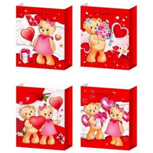 Dárková taška S - MEDVÍDEK SE SRDCEM