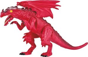 Dinosaurus Červený drak 24 cm se světlem a zvukem