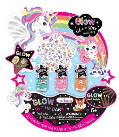 Sada laky na nehty - svítící ve tmě
