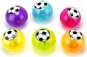 Skákací Fotbalový míč 105 mm - více druhů