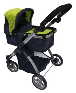 Kočárek 2v1 - zeleno/černý