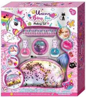 Třpytivý kosmetický set JEDNOROŽEC