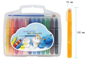 CreaFun - Gelové omyvatelné pastelky 12 barev