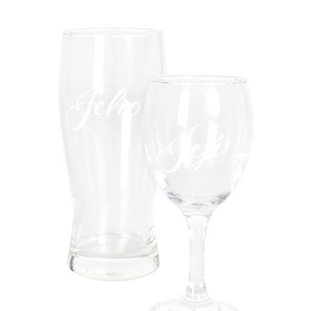 ALBI Set - sklenička a půllitr Svatba 2020
