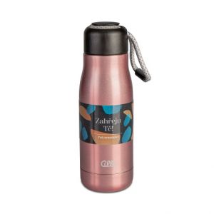 ALBI Elegantní termoláhev 400 ml - Růžovozlatá