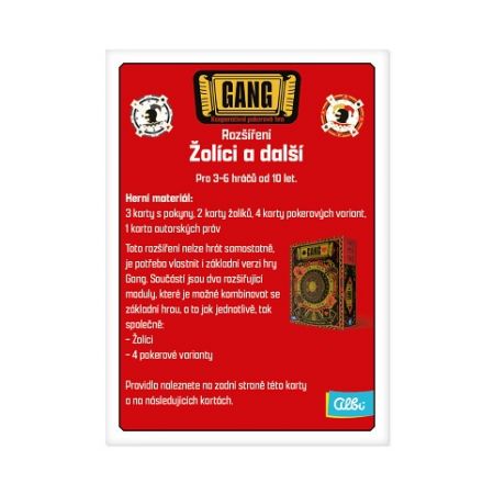ALBI Gang - rozšíření Žolíci
