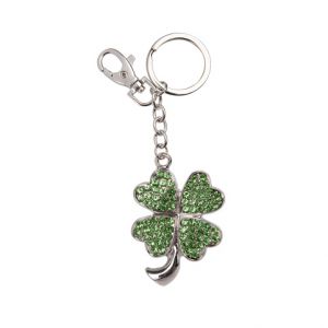ALBI Štrasová klíčenka - Čtyřlístek