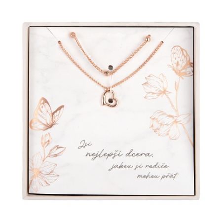 ALBI Dvojitý náhrdelník - Nejlepší dcera