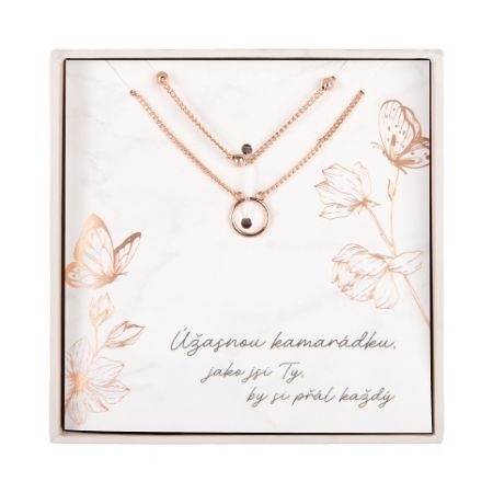 ALBI Dvojitý náhrdelník - Úžasná kamarádka