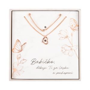 ALBI Dvojitý náhrdelník - Babička