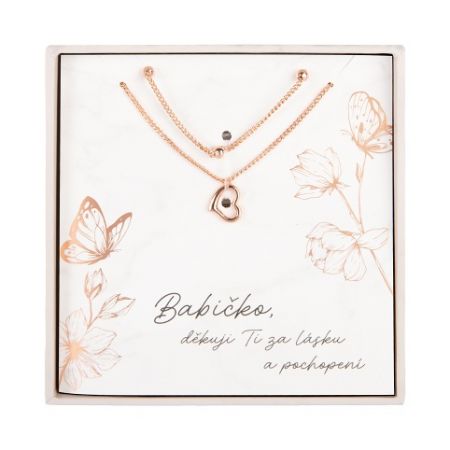 ALBI Dvojitý náhrdelník - Babička