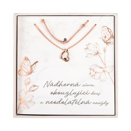 ALBI Dvojitý náhrdelník - Navždy neodolatelná