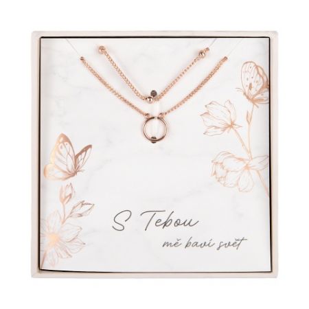 ALBI Dvojitý náhrdelník - S Tebou