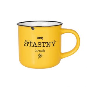 ALBI Kameninový plecháček - Můj šťastný hrnek