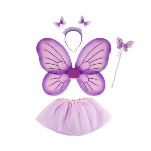 ALBI Set Víla fialová vel. 3-4 roky