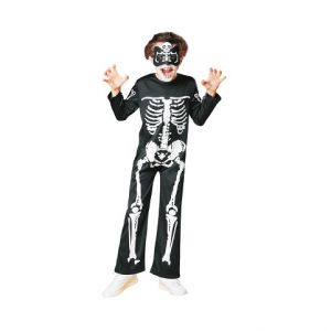 ALBI Kostým dětský Kostra s maskou vel. 4-6 let