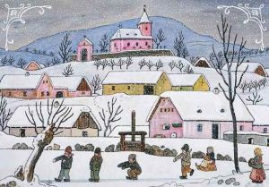 ALBI L-Děti si hrají u rybníka