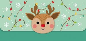 ALBI Money gift magnetické - Jelen s červeným nosem