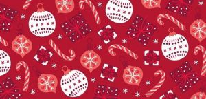 ALBI Money gift - červená vánoční tapeta