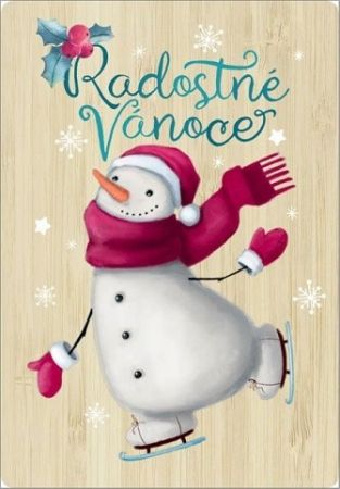 ALBI Bambusové přání - sněhulák