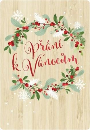 ALBI Bambusové přání - vánoční věnec