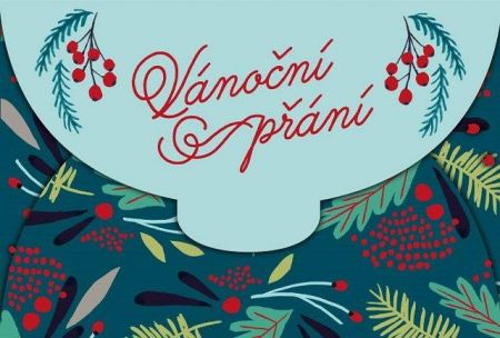 ALBI Rozevírací s vánoční tapetou