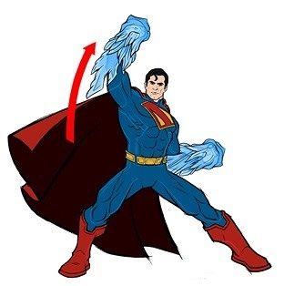 Superman film figurka 15 cm s akčním pohybem Superman