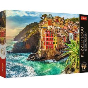 Puzzle Premium 1000 dílků - Město Riomaggiore, Itálie