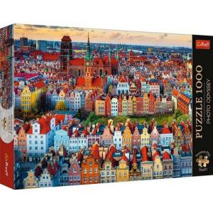 Puzzle Premium 1000 dílků - Pohled na Gdaňsk, Polsko