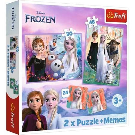Puzzle Disney Princezny 2v1 + pexeso