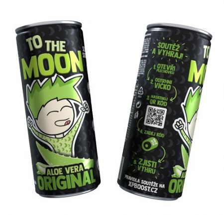 Mr. Moon ovocný nealkoholický nápoj s Aloe Vera - 0,25l