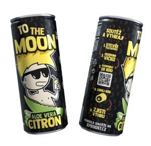 Mr. Moon ovocný nealkoholický nápoj s Aloe Vera a Citrón - 0,25l