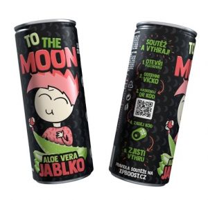 Mr. Moon ovocný nealkoholický nápoj s Aloe Vera a Jablko - 0,25l