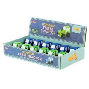 Dřevěný traktůrek