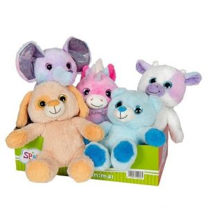 Plyšové zvířátko s třpytivýma očima 23 cm