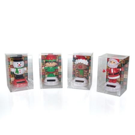 Vánoční tančící solární figurky 11 cm