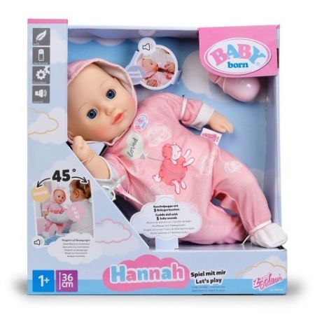 BABY born Hannah Pojď si hrát, 36 cm