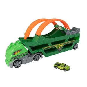 Teamsterz Dino přenosný transportér s 1 autíčkem a loopingem