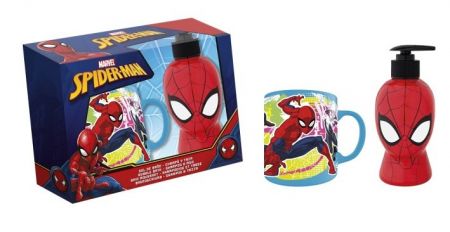 Dárkový set pěna do koupele a šampón 300 ml + hrneček Spiderman