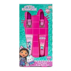 Set balzámů na rty a laků na nehty Gábinin kouzelný domeček