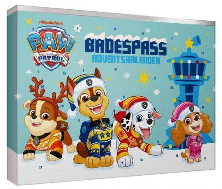 Adventní kalendář plný koupelové zábavy Tlapková patrola