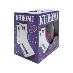Kuromi dárkový set (hrnek a ponožky)